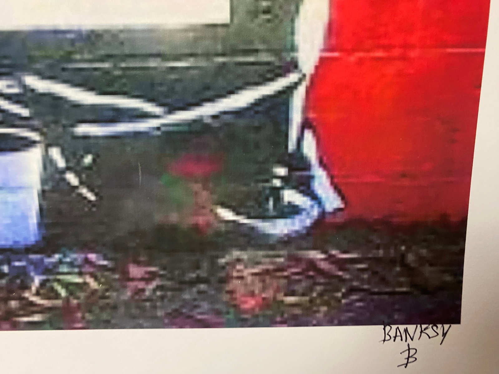 Banksy, In the manner of”, COA. Walled Off Hotel, Original, Limited Edition. Signed. Numbered. - 2