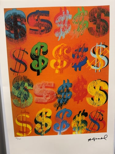 Andy Warhol, Original, Print, Limited addition, Plate signed, Seal, Stamped, (1 of 4)