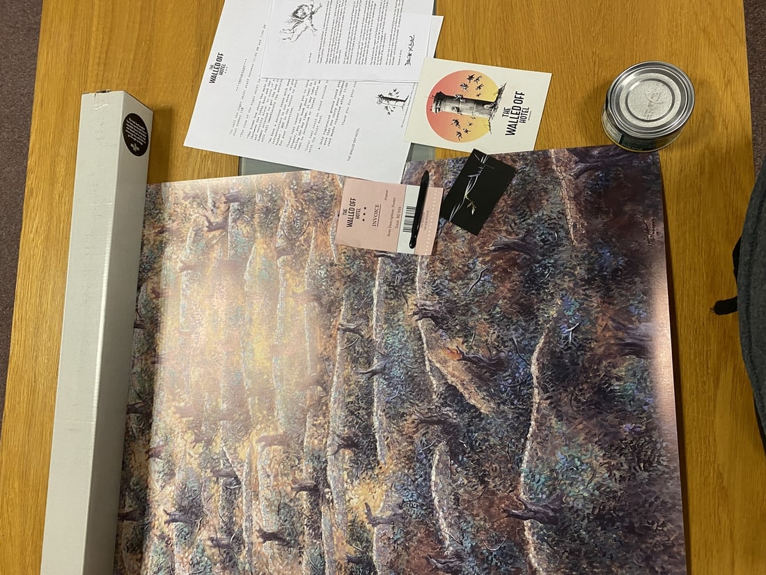 The Walled Off Hotel Poster,: The Walled Off Hotel Poster,