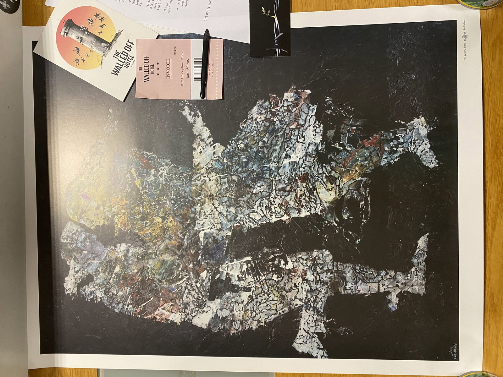 The Walled Off Hotel Poster-: The Walled Off Hotel Poster-