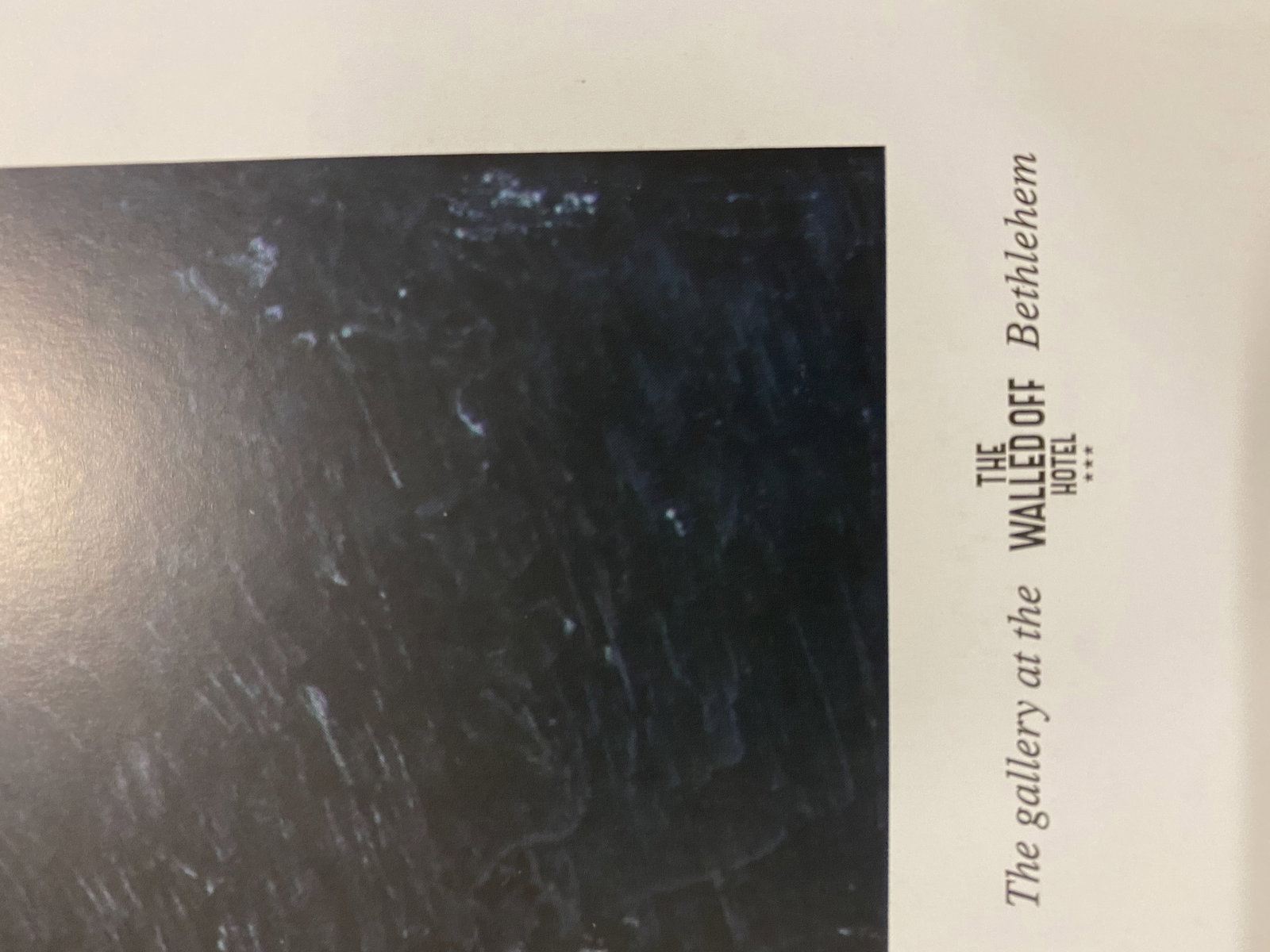 The Walled Off Hotel Poster- - 2