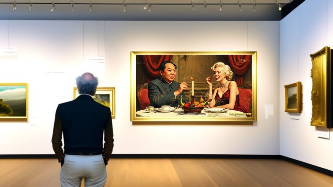 Mao Zedong - Dinner With Marilyn Monroe-D2, Limited Edition of 50 Pieces, Signed & Numbered - 2