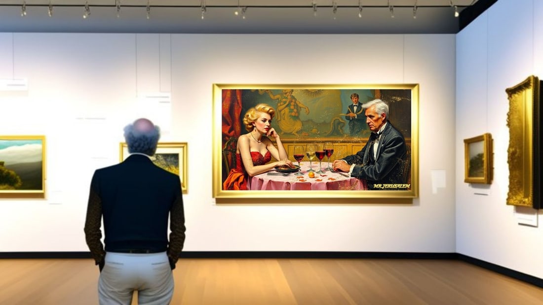Max Ernst - Dinner With Marilyn Monroe-D1, Limited Edition of 50 Pieces, Signed & Numbered - 2