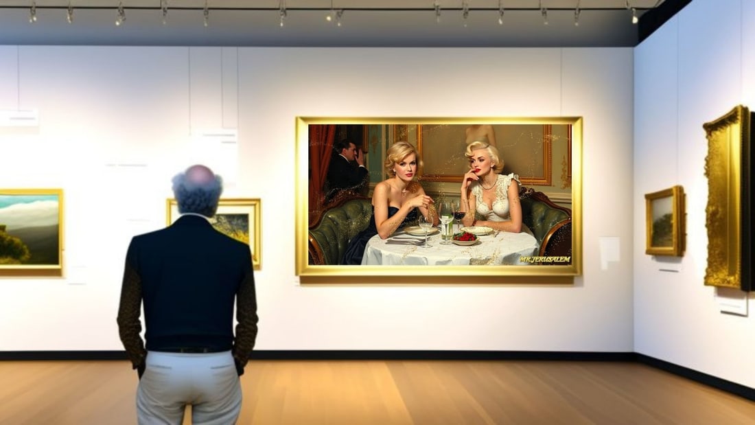 Amanda Holden - Dinner With Marilyn Monroe- D1, Limited Edition of 50 Pieces, Signed & Numbered - 2