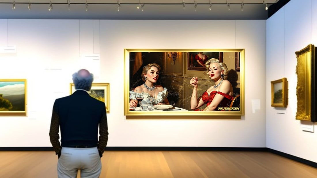 Madonna - Dinner With Marilyn Monroe-D1, Limited Edition of 50 Pieces, Signed & Numbered - 2