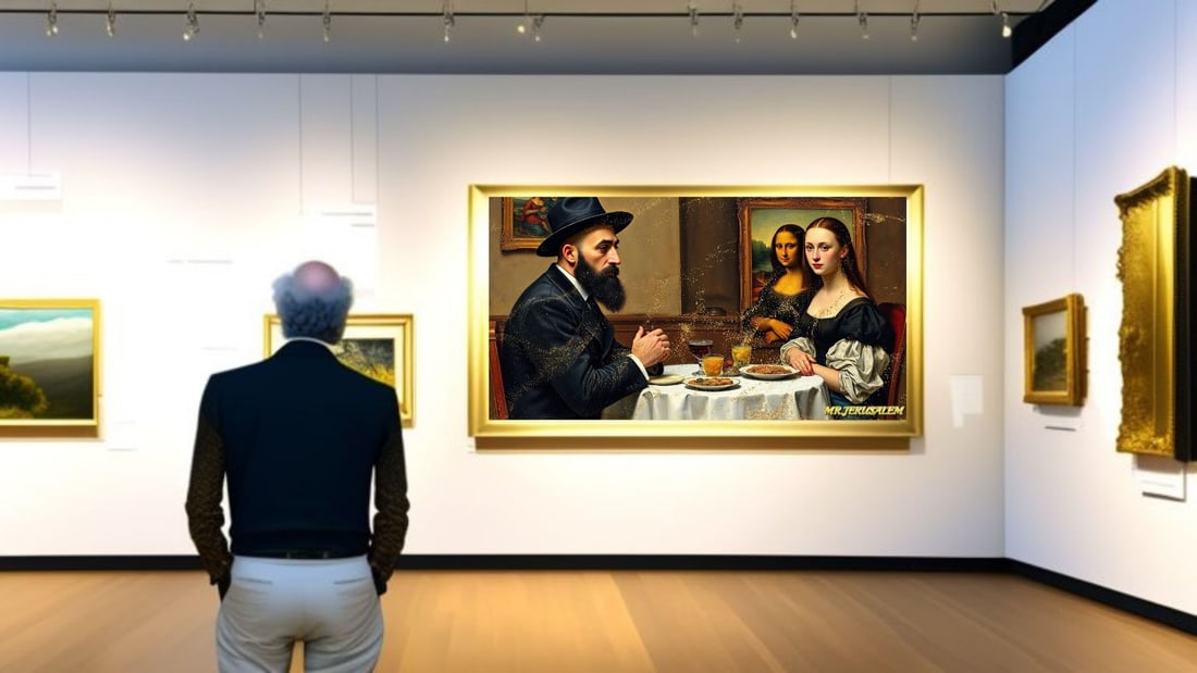 Paul Cezanne - Dinner With Mona Lisa-D2, Limited Edition of 50 Pieces, Signed & Numbered - 2