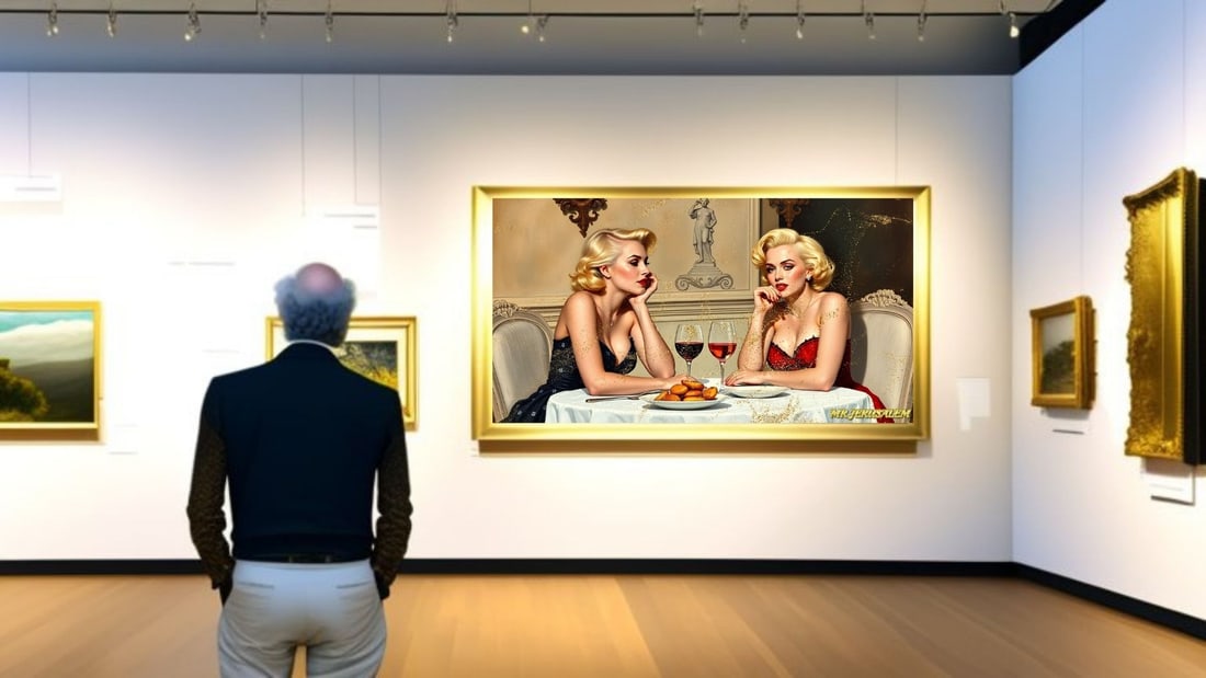 Britney Spears - Dinner With Marilyn Monroe-D1, Limited Edition of 50 Pieces, Signed & Numbered - 2