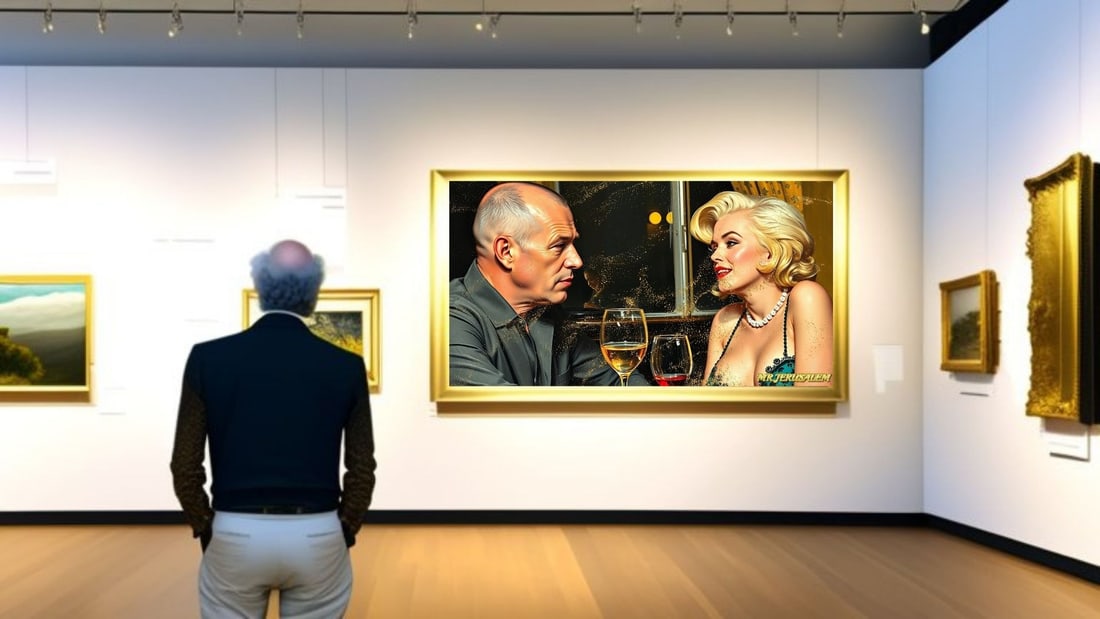Jackson Pollock - Dinner With Marilyn Monroe-D2, Limited Edition of 50 Pieces, Signed & Numbered - 2