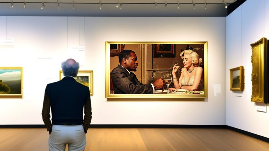 Malcolm X - Dinner With Marilyn Monroe-D1, Limited Edition of 50 Pieces, Signed & Numbered - 2