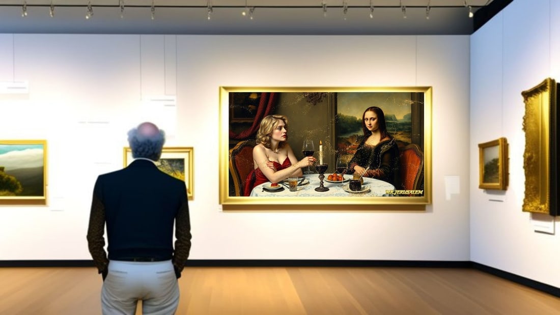 Madonna - Dinner With Mona Lisa-D1, Limited Edition of 50 Pieces, Signed & Numbered - 2