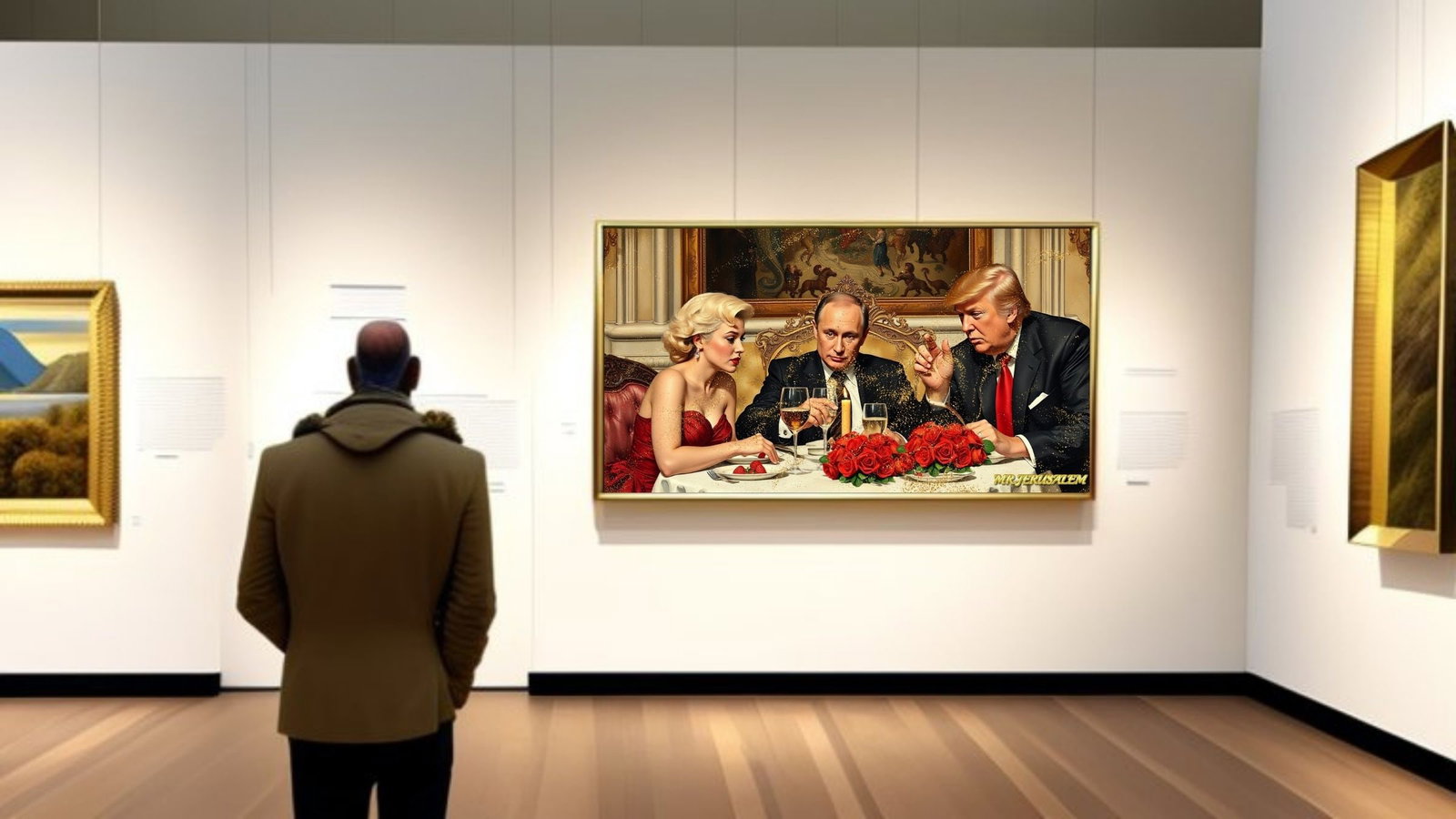 Donald Trump Dinner With Vladimir Putin & Marilyn Monroe-D2, Limited Edition of 50 Pieces - 2