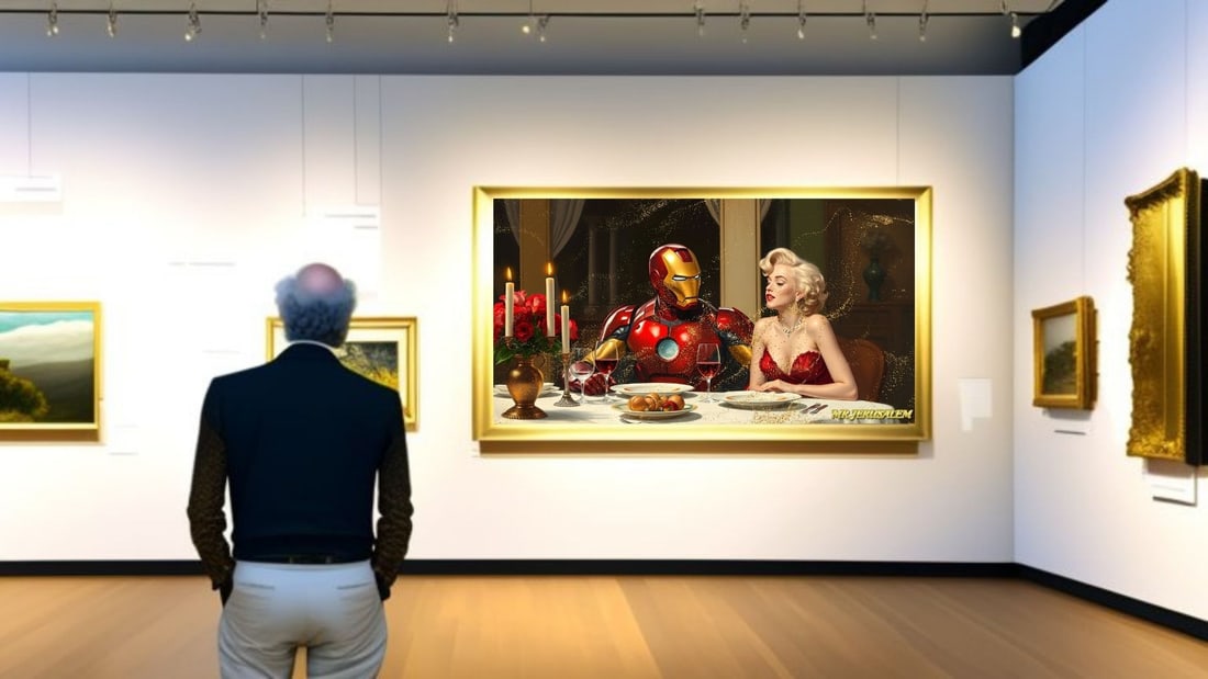 Ironman - Dinner With Marilyn Monroe-D2, Limited Edition of 50 Pieces, Signed & Numbered - 2