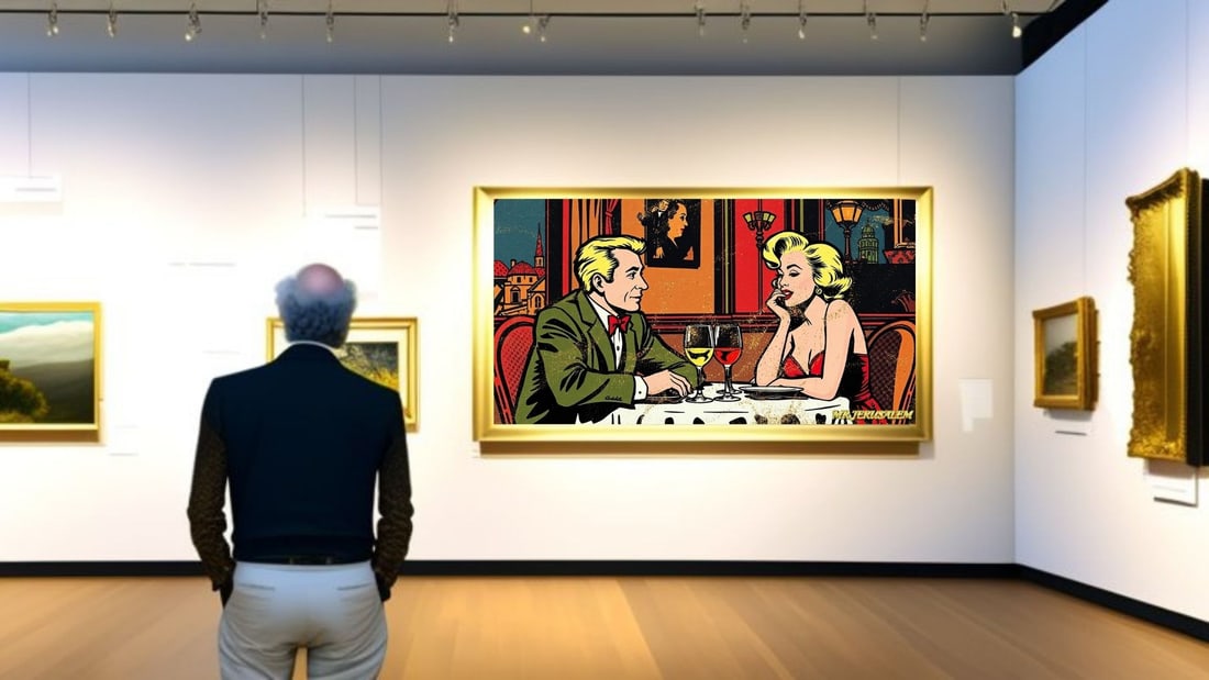 Roy Lichtenstein - Dinner With Marliyn Monroe-D1, Limited Edition of 50 Pieces, Signed & Numbered - 2