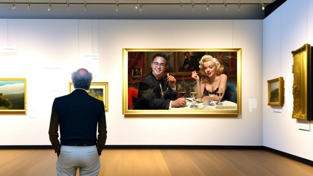 Adrian Cheng- Dinner With Marilyn Monroe- D1, Limited Edition of 50 Pieces, Signed & Numbered - 2