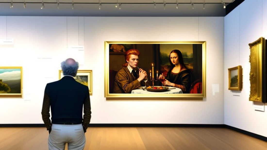 David Bowie - Dinner With Mona Lisa-D1, Limited Edition of 50 Pieces, Signed & Numbered - 2