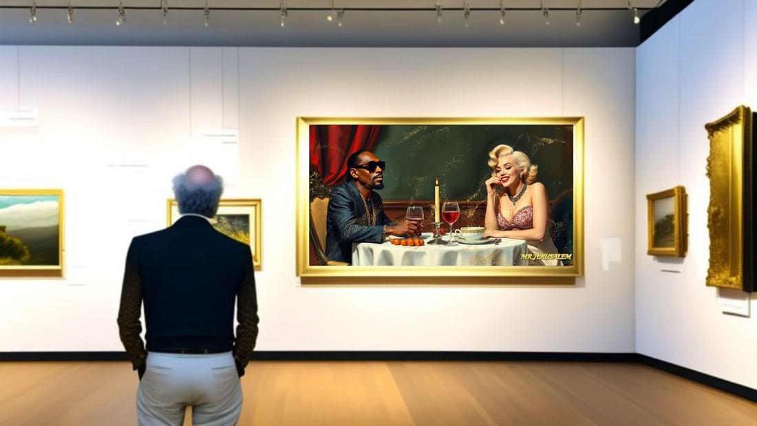 Snoop Dogg - Dinner With Marliyn Monroe-D2, Limited Edition of 50 Pieces, Signed & Numbered - 2