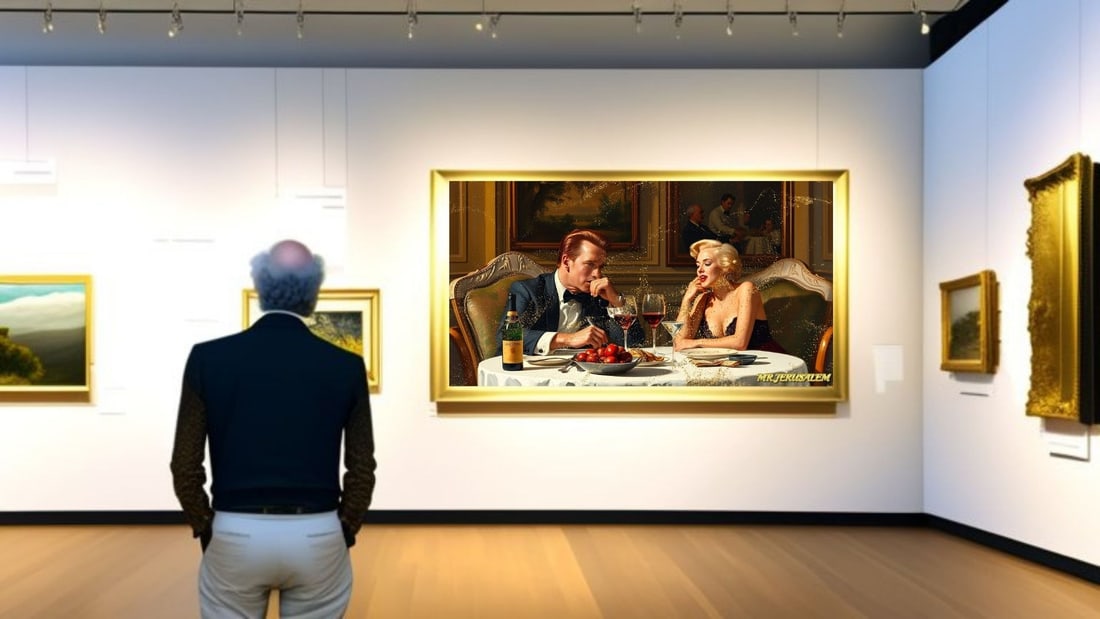 Arnold Schwarzenegger - Dinner With Marilyn Monroe- D2, Edition of 50 Pieces, Signed & Numbered - 2