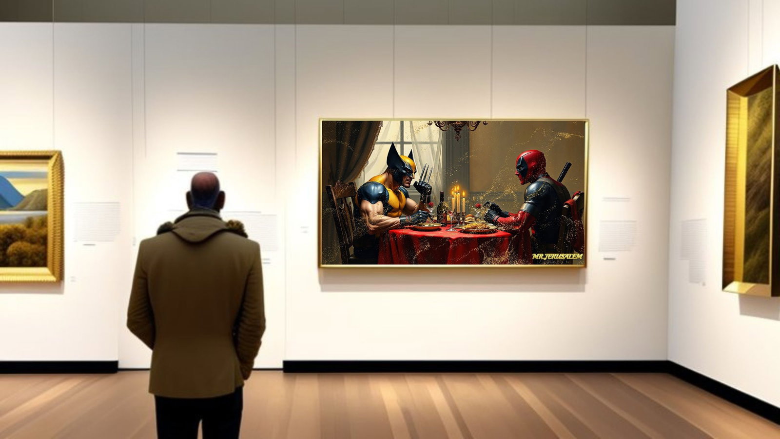 Wolverine- Dinner With Deadpool-D2, Limited Edition of 50 Pieces, Signed and numbered - 2