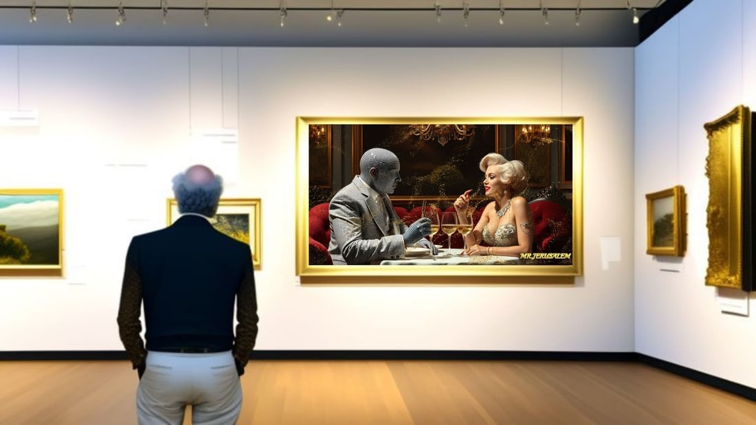 Diamond Man - Dinner With Marilyn Monroe-D1, Limited Edition of 50 Pieces, Signed & Numbered - 2