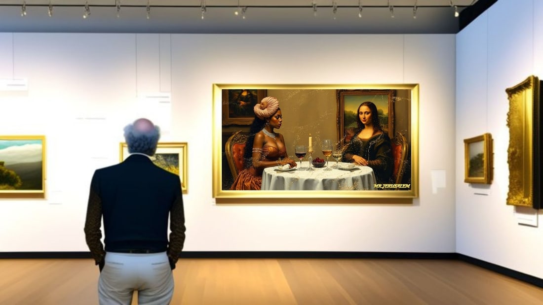Nicki Minaj - Dinner With Mona Lisa-D2, Limited Edition of 50 Pieces, Signed & Numbered - 2