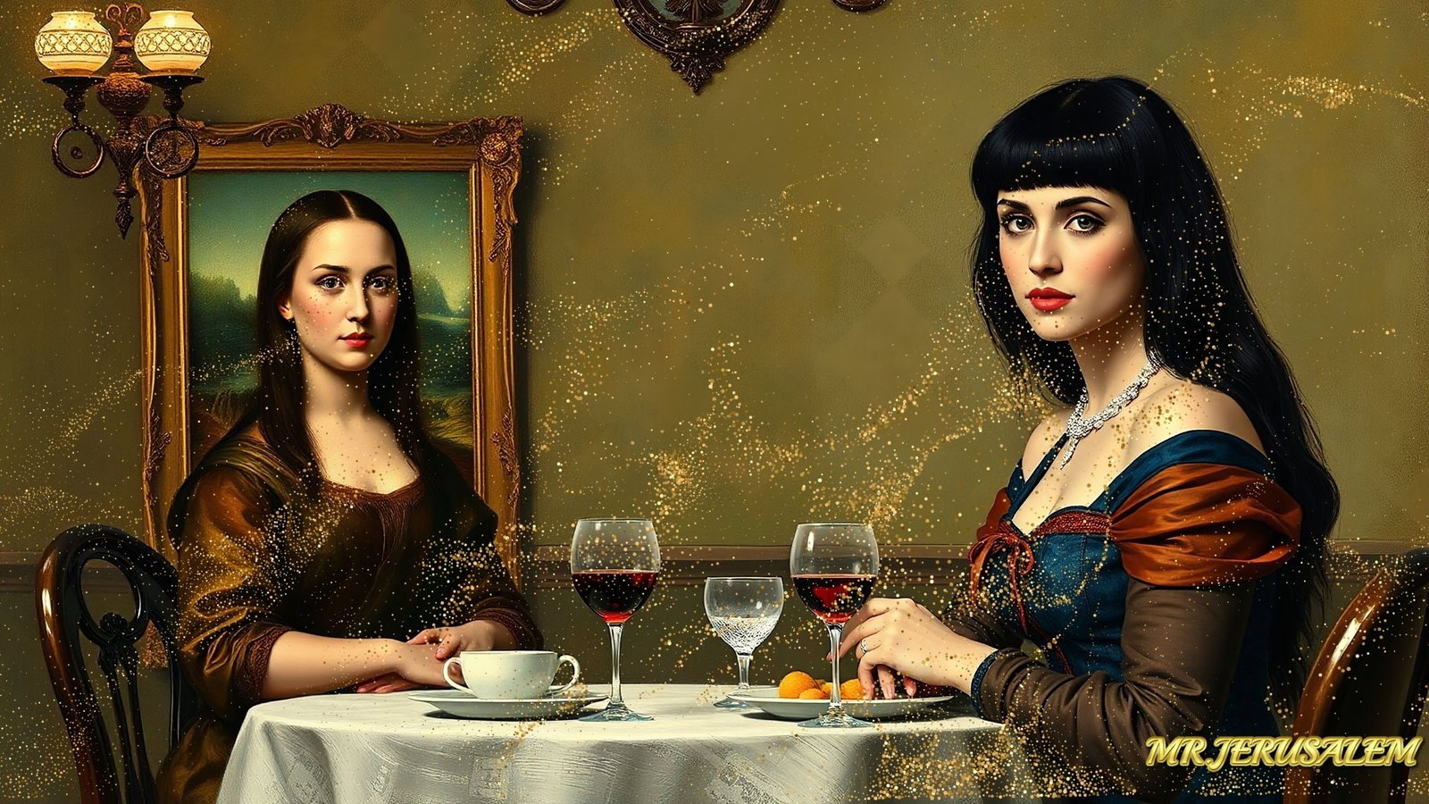 Katy Perry - Dinner With Mona Lisa-D1, Limited Edition of 50 Pieces, Signed & Numbered (1 of 5)