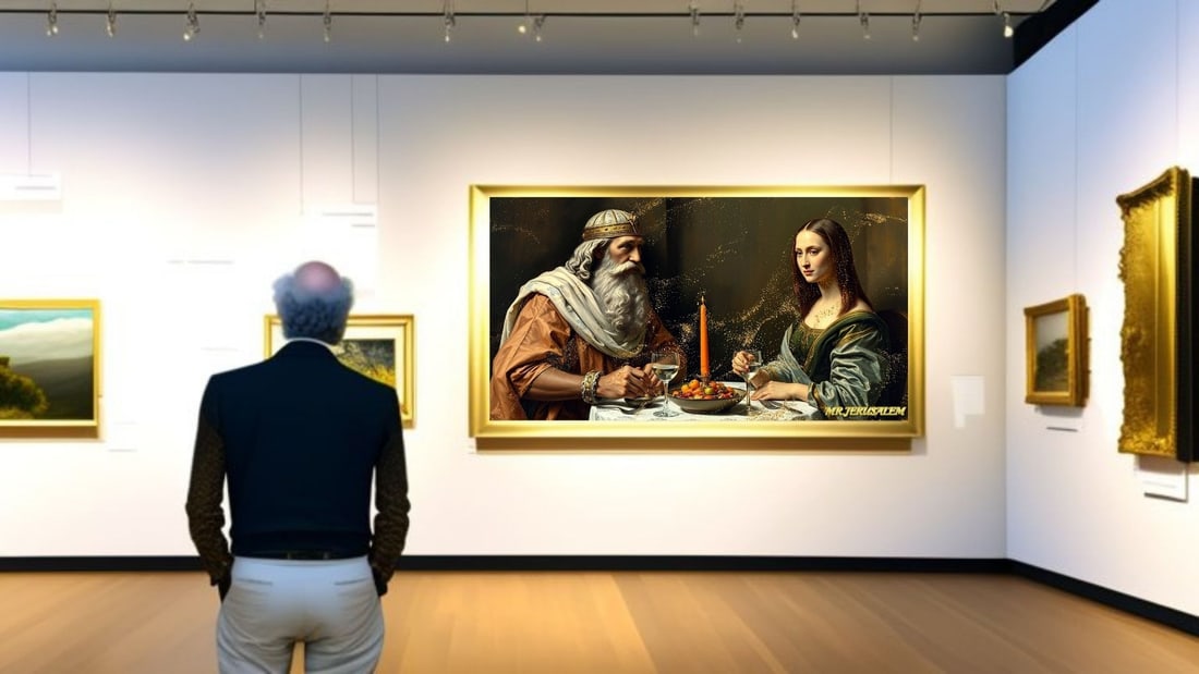 Mosses - Dinner With Mona Lisa-D1, Limited Edition of 50 Pieces, Signed & Numbered - 2