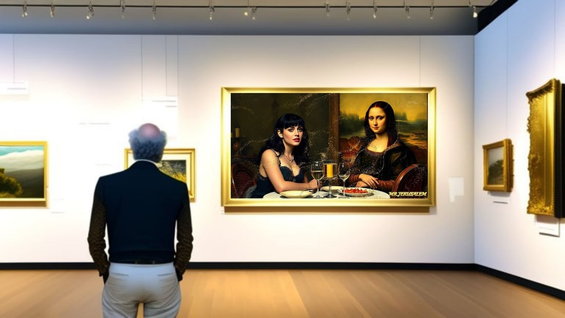 Katy Perry - Dinner With Mona Lisa-D2, Limited Edition of 50 Pieces, Signed & Numbered - 2