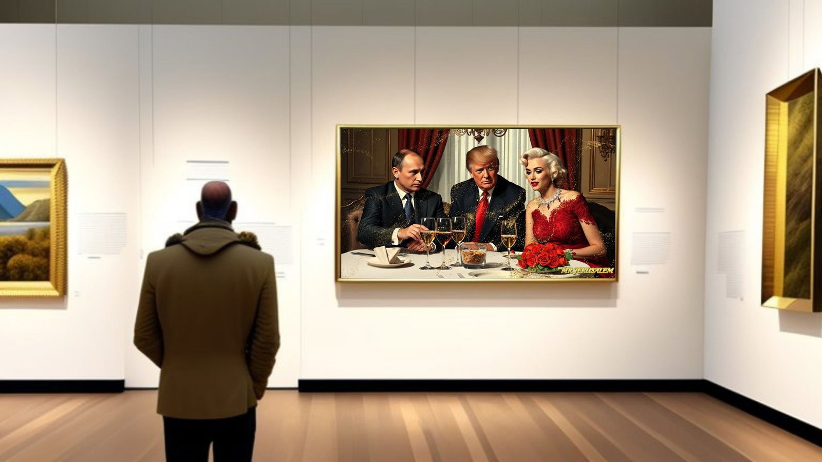 Donald Trump Dinner With Vladimir Putin & Marilyn Monroe-D1, Limited Edition of 50 Pieces - 2