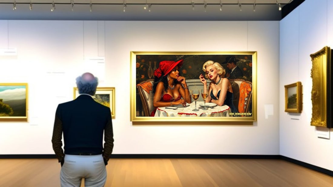 Rihanna - Dinner With Marliyn Monroe-D1, Limited Edition of 50 Pieces, Signed & Numbered - 2