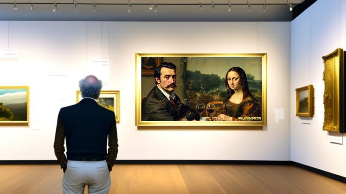 Paul Gauguin - Dinner With Mona Lisa-D2, Limited Edition of 50 Pieces, Signed & Numbered - 2