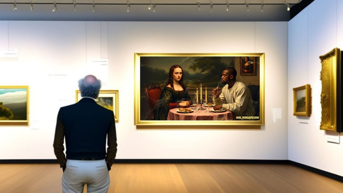 Kanye West Ye - Dinner With Mona Lisa-D2, Limited Edition of 50 Pieces, Signed & Numbered - 2