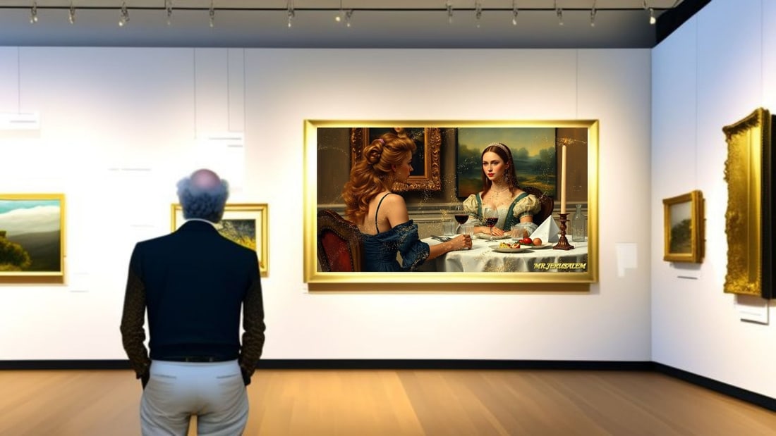 Celine Dion - Dinner With Mona Lisa-D2, Limited Edition of 50 Pieces, Signed & Numbered - 2