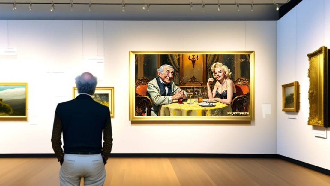 Walt Disney - Dinner With Marilyn Mobroe-D1, Limited Edition of 50 Pieces, Signed & Numbered - 2