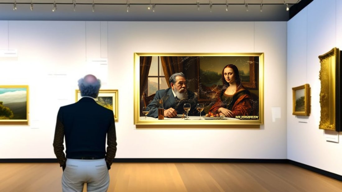 Fidel Castro - Dinner With Mona Lisa-D1, Limited Edition of 50 Pieces, Signed & Numbered - 2