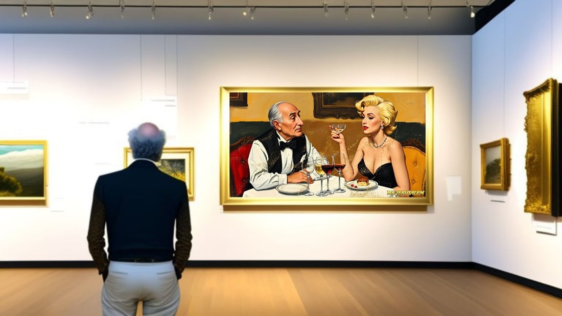 Joan Miro - Dinner With Marilyn Monroe-D2, Limited Edition of 50 Pieces, Signed & Numbered - 2