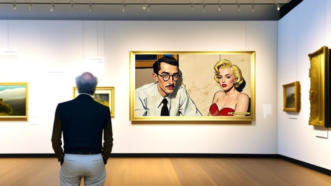 Piet Mondrian - Dinner With Marilyn Monroe-D2, Limited Edition of 50 Pieces, Signed & Numbered - 2