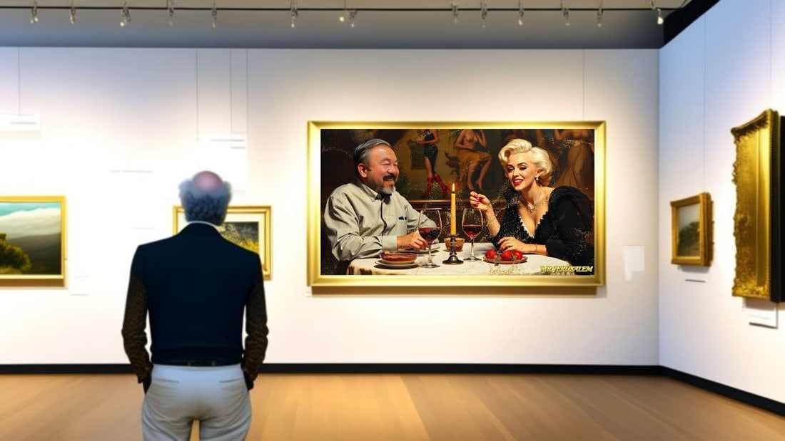 Ai Weiwei - Dinner With Marilyn Monroe- D1, Limited Edition of 50 Pieces, Signed & Numbered - 2