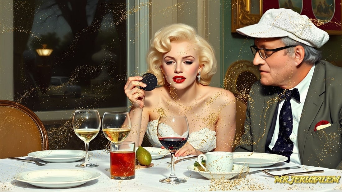 David Hockney - Dinner With Marilyn Monroe-D1, Limited Edition of 50 Pieces, Signed & Numbered (1 of 5)