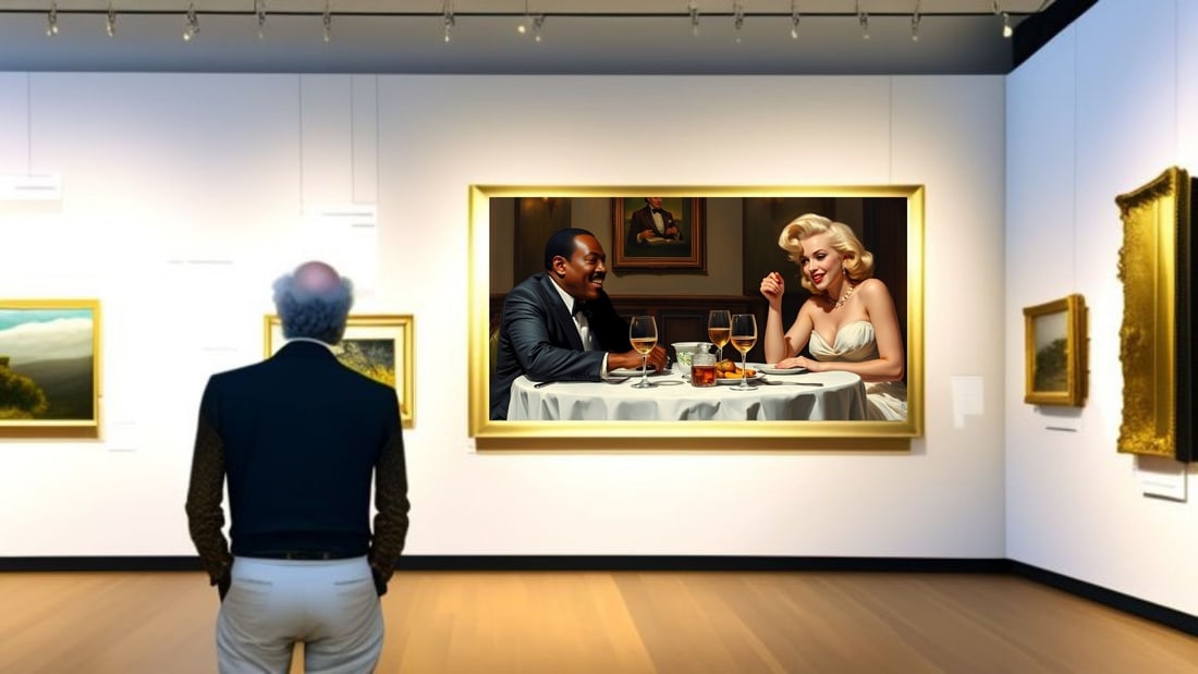 Eddie Murphy - Dinner With Marilyn Monroe-D2, Limited Edition of 50 Pieces, Signed & Numbered - 2