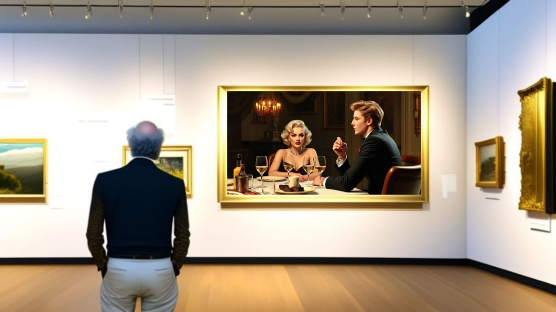Barron Trump - Dinner With Marilyn Monroe-D2, Limited Edition of 50 Pieces, Signed & Numbered - 2