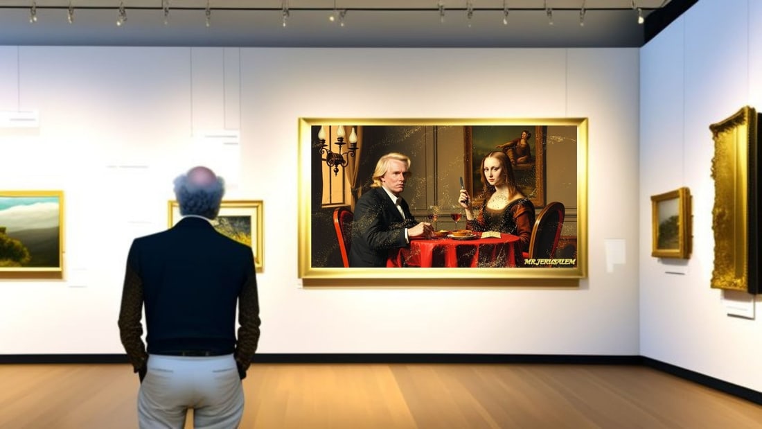 Andy Warhol- Dinner With Mona Lisa- D2, Limited Edition of 50 Pieces, Signed & Numbered - 2