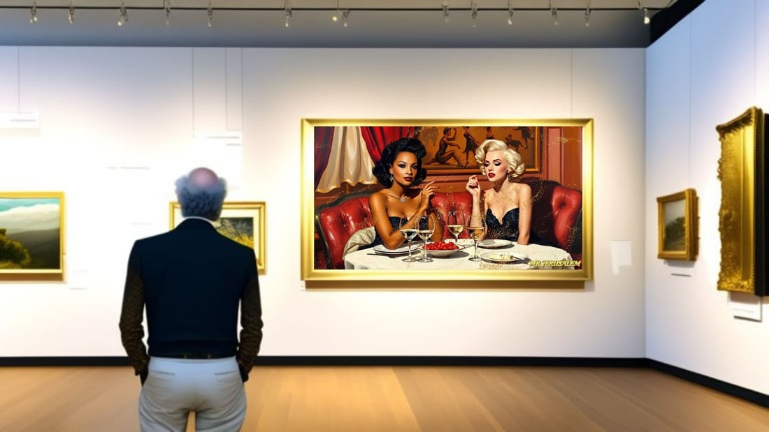 Alesha Dixon - Dinner With Marilyn Monroe- D1, Limited Edition of 50 Pieces, Signed & Numbered - 2