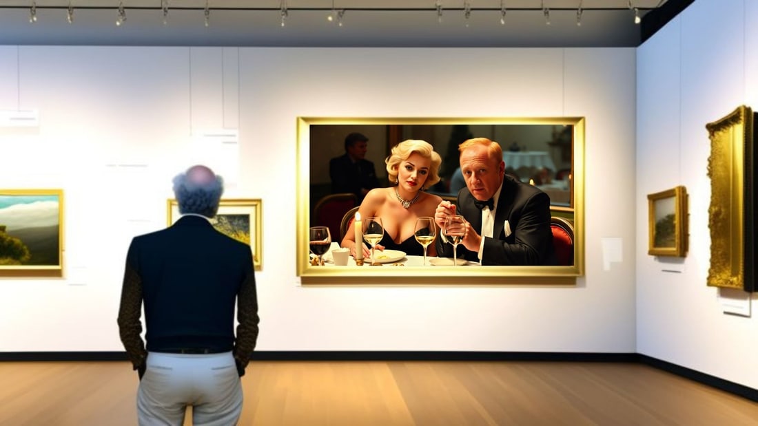 Francois Henry Pinault - Dinner With Marilyn Monroe-D1, Limited Edition of 50 Pieces, Signed & Numb - 2