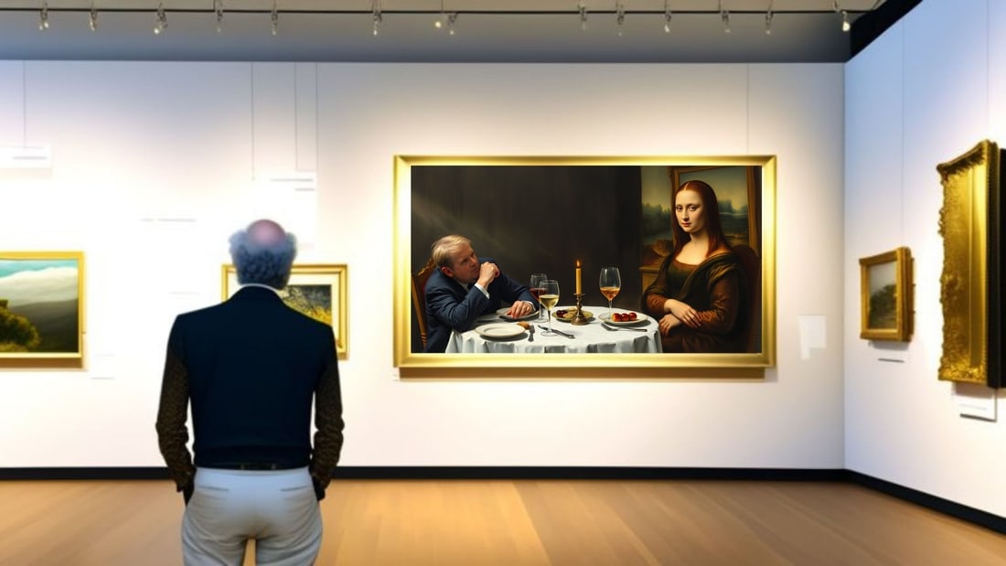 Francis Bacon - Dinner With Mona Lisa-D2, Limited Edition of 50 Pieces, Signed & Numbered - 2