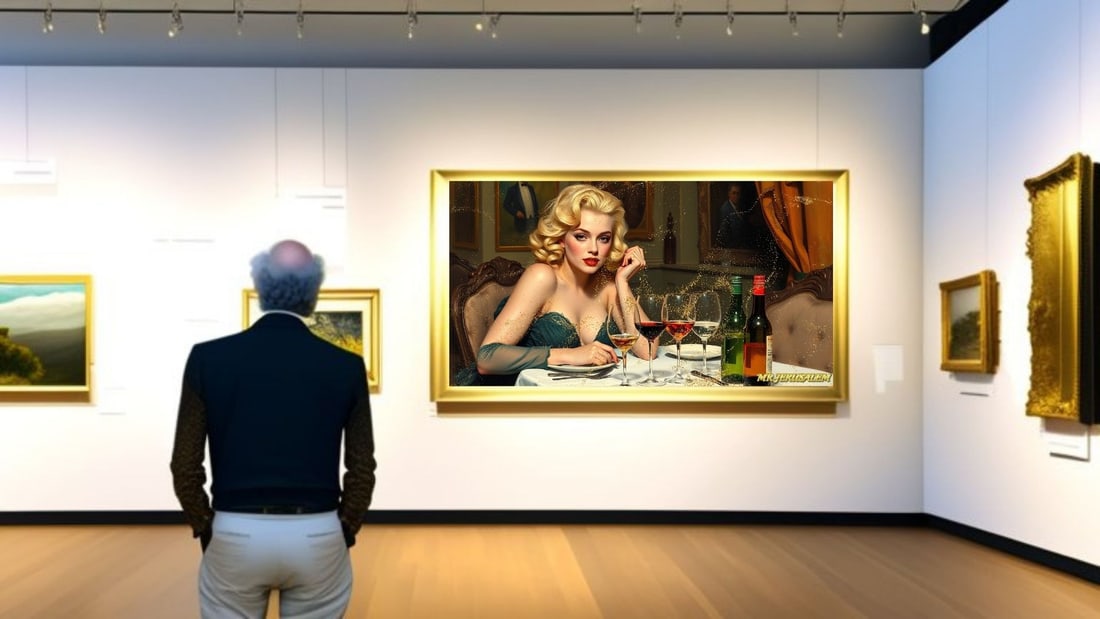 Marilyn Monroe - Dinner Alone-D1, Limited Edition of 50 Pieces, Signed & Numbered - 2