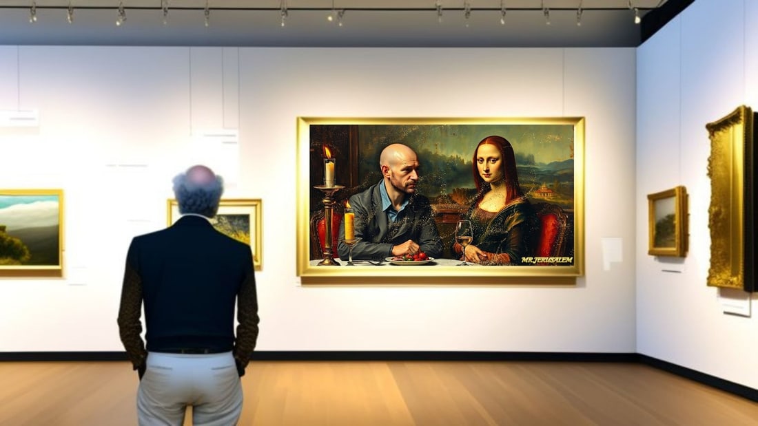 Jackson Pollock - Dinner With Mona Lisa-D2, Limited Edition of 50 Pieces, Signed & Numbered - 2