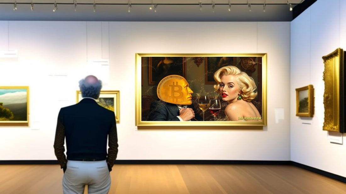 Satoshi Nakamoto - Dinner With Marliyn Monroe-D2, Limited Edition of 50 Pieces, Signed & Numbered - 2