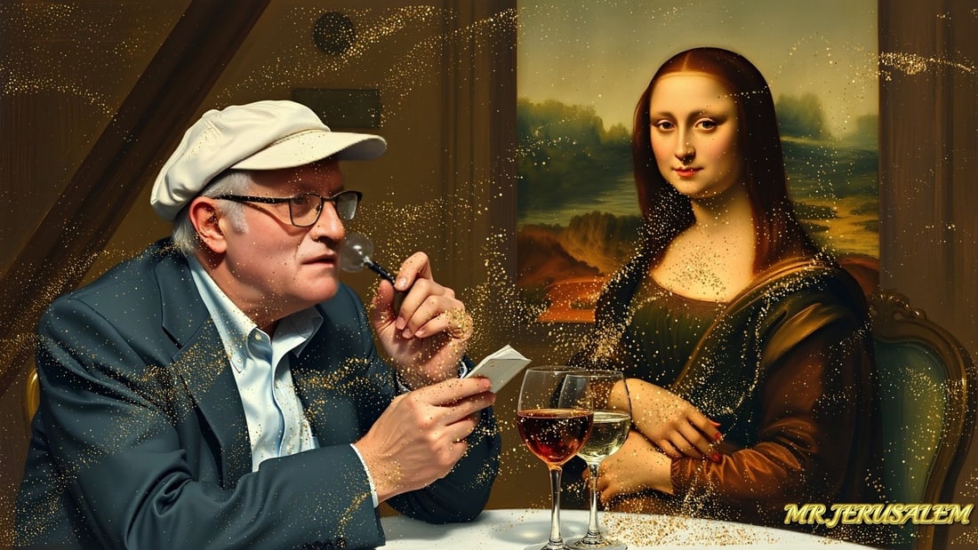 David Hockney - Dinner With Mona Lisa-D1, Limited Edition of 50 Pieces, Signed & Numbered (1 of 5)