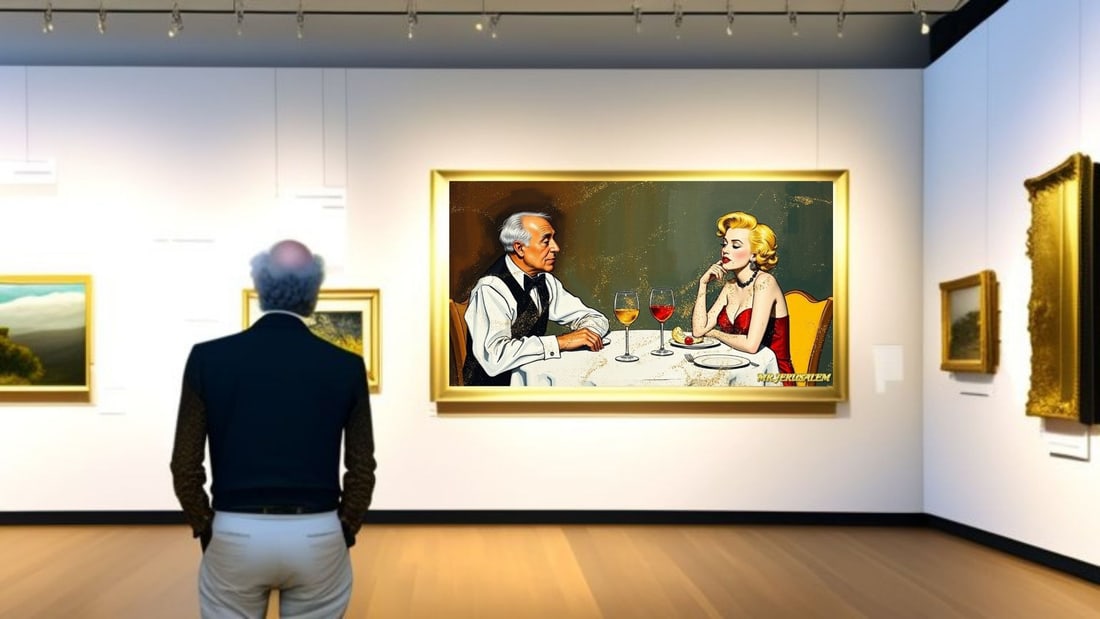 Joan Miro - Dinner With Marilyn Monroe-D1, Limited Edition of 50 Pieces, Signed & Numbered - 2