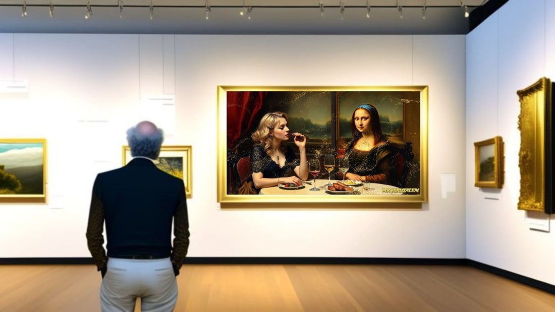 Madonna - Dinner With Mona Lisa-D2, Limited Edition of 50 Pieces, Signed & Numbered - 2